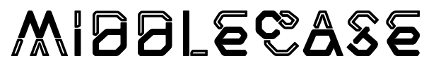 Middlecase Next font preview